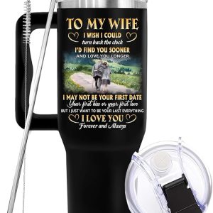 Valentine Day Gifts For Wife - Wife Gifts - To My Wife Gifts - Wife Tumbler - Wife Gifts From Husband - Wedding Anniversary