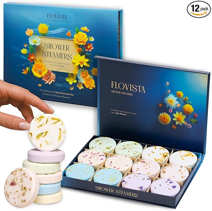 Valentines Day Gifts for Her, Aromatherapy Shower Steamers – 12-Pack Self Care & Spa Gifts for Women, Relaxation & Stress Relief Valentines Day Gifts for Her, Aromatherapy Shower Steamers – 12-Pack Self Care & Spa Gifts for Women, Relaxation & Stress Relief