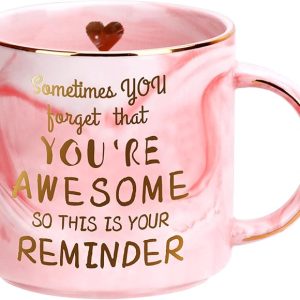 Valentines Day Gifts for Her,12oz Novelty Coffee Mug Gifts for Girlfriend Besties Sisters Wife Best Friends,Thank You Gifts for Women