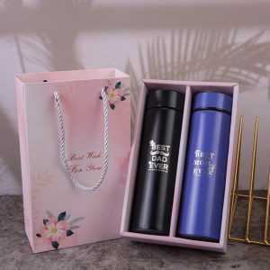 Wedding Engagement Gifts for Her/Him - Valentines Anniversary Christmas Couples Gift Set, 15oz Travel Vacuum Tumbler For Husband Wife
