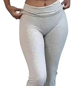 Women's 2 Piece Lounge Outfits Slim Short Sleeve Tops Low Rise Flare Leggings Sets Yoga Sweatsuit