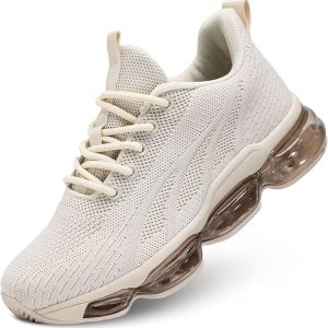 Womens Air Running Shoes Breathable Athletic Fashion Non Slip Walking Tennis Sneakers Mesh Workout Casual Sports