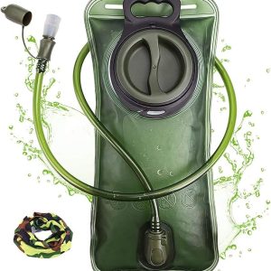 Hydration Bladder, 1.5L-2L-3L Water Bladder for Hiking Backpack Leak Proof Water Reservoir Storage Bag, BPA-Free Water Pouch Hydration