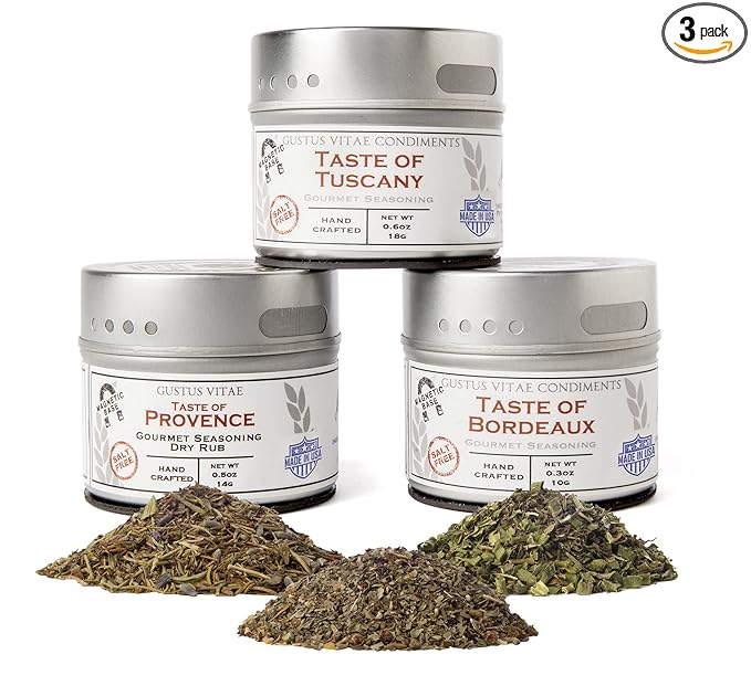 Italian French Countryside Gourmet Seasoning & Spice Collection Salt Free Spices Italian French Countryside Gourmet Seasoning & Spice Collection | Salt Free Spices