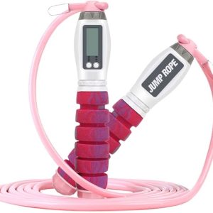 Workout Jump Rope with Counting,9.85ft Adjustable Skipping Rope with Calorie Counter