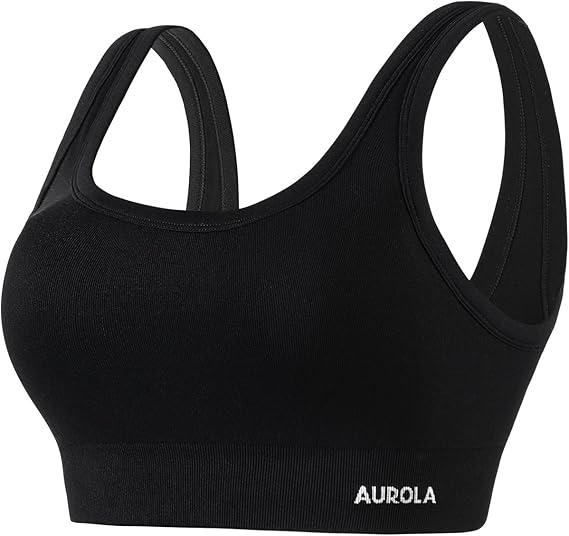 AUROLA Power Sports Bras for Women - Push Up Workout Bra Square Neck Yoga Bra Padded Low Impact Gym Bra Crop Top AUROLA Power Sports Bras for Women - Push Up Workout Bra Square Neck Yoga Bra Padded Low Impact Gym Bra Crop Top