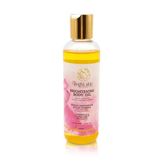Best Brightening Body Oil (6.5 oz) - Glutathione, Arbutin, Rosehip Oil, Rose Extract for Uneven Skin Tone, Dark Spots Best Brightening Body Oil (6.5 oz) - Glutathione, Arbutin, Rosehip Oil, Rose Extract for Uneven