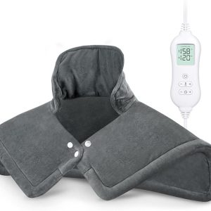 NOWWISH Heating Pad for Neck and Shoulder Pain Relief, Fast Heating, Auto Shut Off, Mothers Day Gifts for Mom