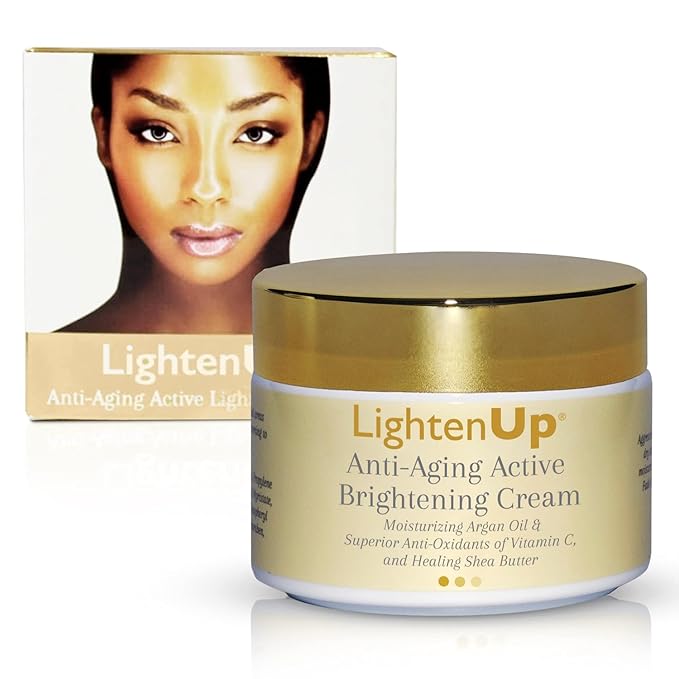 OMIC Lighten-Up Anti-Aging, Skin Brightening Cream - 4.4 fl oz 100 ml - with Argan Oil and Shea Butter OMIC Lighten-Up Anti-Aging, Skin Brightening Cream - 4.4 fl oz / 100 ml - with Argan Oil and Shea Butter