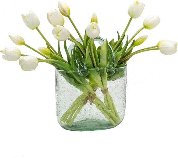 15pcs Artificial Tulips Flowers, Real Touch Latex Bouquet, Fake Tulips for Office Wedding Party Home Kitchen Garden Decoration(White,15pcs) 15pcs Artificial Tulips Flowers, Real Touch Latex Bouquet, Fake Tulips for Office Wedding Party Home Kitchen Garden Decoration(White,15pcs)