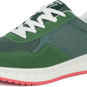 JABASIC Women Fashion Sneakers Breathable Lace-Up Tennis Running Shoes Comfortable Walking Shoes