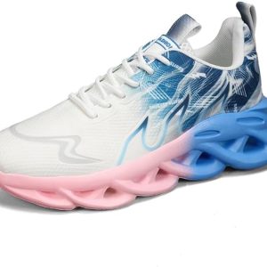 Jakcuz Women Fashion Sneakers Breathable Sport Shoes Lightweight Casual Walking Shoes for Women