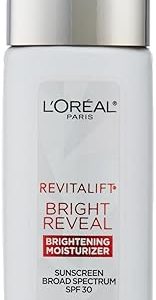 L'Oréal Paris Revitalift Bright Reveal Anti-Aging Day Cream with SPF 30 with Glycolic Acid, Vitamin C & Pro-Retinol, Reduce Wrinkles 1 fl. oz.