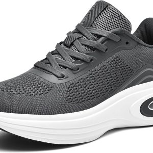 Wondamo Women's Walking Running Shoes Cushioning Lightweight Athletic Shoes Comfortable Supportive Non Slip Tennis Gym Workout Trainning Sneakers