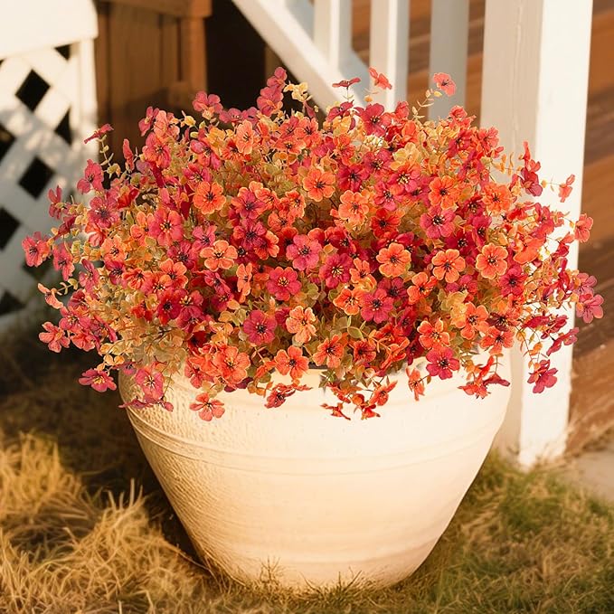 12 Bundles Fake Mums Fall Flowers Artificial for Outdoors Decoration Artificial Mums Faux Plants Daisy for Outdoor 12 Bundles Fake Mums Fall Flowers Artificial for Outdoors Decoration Artificial Mums Faux Plants Daisy for Outdoor