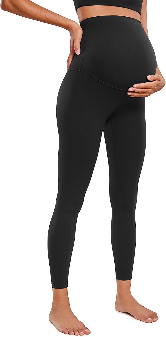 CRZ YOGA Womens Butterluxe Maternity Leggings Over The Belly 25 - Buttery Soft Workout Activewear Yoga Pregnancy Pants CRZ YOGA Womens Butterluxe Maternity Leggings Over The Belly 25" - Buttery Soft Workout Activewear Yoga Pregnancy Pants