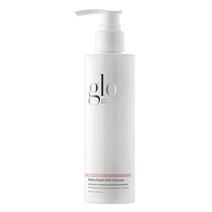Glo Skin Beauty Hydra-Bright AHA Cleanser Foaming Gel Cleanser Removes Makeup, Gently Exfoliates, Hydrates and Brightens Skin Glo Skin Beauty Hydra-Bright AHA Cleanser | Foaming Gel Cleanser Removes Makeup, Gently Exfoliates, Hydrates and Brightens Skin