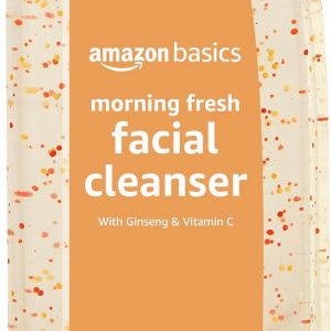 Amazon Brand - Solimo Morning Fresh Facial Cleanser with Ginseng and Vitamin C, 8 fl oz