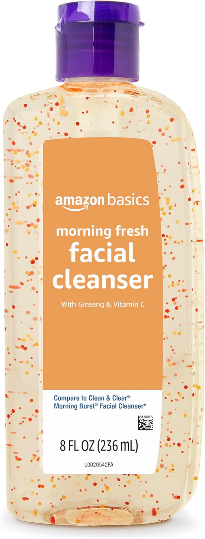 Amazon Brand - Solimo Morning Fresh Facial Cleanser with Ginseng and Vitamin C, 8 fl oz Amazon Brand - Solimo Morning Fresh Facial Cleanser with Ginseng and Vitamin C, 8 fl oz