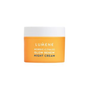 Lumene Nordic-C [Valo] Glow Renew Night Cream - Revitalizing Facial Moisturizer with Arctic Cloudberry, Hyaluronic Acid and Vitamin C