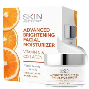 Vitamin C & Collagen Face Moisturizer - Anti-Aging, Hydrating, Fine Lines & Wrinkles, Brightening - Dermatologist Tested Korean Skincare - Clean Beauty, Cruelty-Free