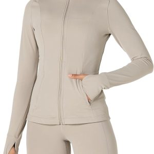 Amazon Essentials Women's Active FormFlex Buttery Soft Slim Fit Full Zip Jacket