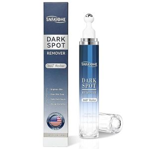Dark Spot Remover for Face and Body - Dark Spot Advanced Corrector Serum for Melasma, Age Spots, Freckles & Sun Spots with 360° Roller for All Skin Types