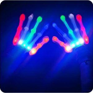 LED Gloves Boys Cool Toys Age 8-12 Year Old, 6 Modes Flashing Light Fun Toys for Kids, Parties & Gifts for 8 9 10 11 12 Year Old Girls Boys Birthdays Christmas Stocking Stuffers