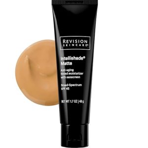 Revision Skincare Intellishade® Matte SPF 45 Anti-Aging Tinted Sunscreen for Face, Oil-Free Moisturizer with SPF and Vitamin C