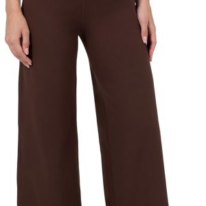 YITTY Active Women's High Waist Wide Leg Pants – Buttery Soft Lounge & Yoga Pants with Tummy Control, 4-Way Stretch