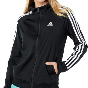 adidas Women's Essentials Warm-Up Slim 3-Stripes Track Jacket