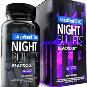 stripfast5000 Night Bullet Capsules for Women and Men - 60 Count
