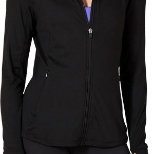Amazon Essentials Womens Brushed Tech Stretch Athletic Lightweight Full-Zip Jacket (Available in Plus Size)