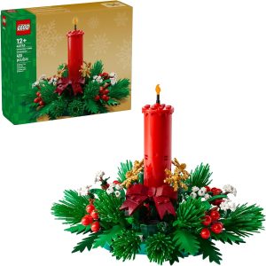 LEGO Christmas Table Decoration Building Toy for Kids - Brick-Built Holiday Centerpiece & Festive Room Decor