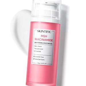 MSH Niacinamide Brightening Cream,Fades Dark Spots, Evens Skin Tone, Tranexamic Acid, α-Arbutin, 5X Ceramides, Centella Asiatica, Suitable for Oil skin, 2.67 oz / 80g