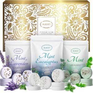 Shower Steamers Aromatherapy 18 Pack Gifts for Women Birthday Christmas Stocking Stuffers White Elephant Natural Essential Oils Stress Relief