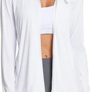 baleaf Women's Sun Protection Jacket Hoodie Clothing Lightweight Long Sleeve Sun Cover Up Shirt