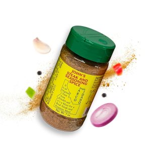 John’s Steak and Seasoning Spice, Original Flavor Steak Seasoning for Grilling, Pork Chops, Steaks, Burgers, Chicken, Seafood, Potatoes, and More, Gluten