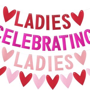 Epakh 4 Pcs International Womens Day Decorations Women's History Month Party Decorations Ladies Celebrating Ladies Banner Feminist Party Bunting Decor Supplies for Home