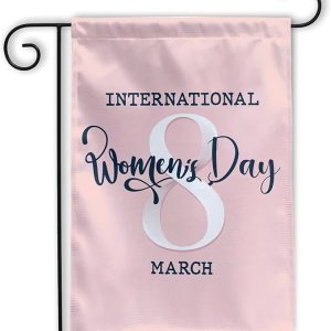 MAIANEY (12"x18") 8th March International Women's Day Garden Flag Womens History Month Garden Flag Feminism Feminist Flag Women's Day Gifts