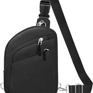 TOPEAST Anti Theft Crossbody Bags for Women Men, Small Sling Crossbody Bag Travel Purse Shoulder Wallet with RFID Blocking