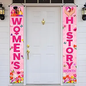 Women's History Month Door Banner Women's History Month Decorations Women History Month Banner International Women's Day
