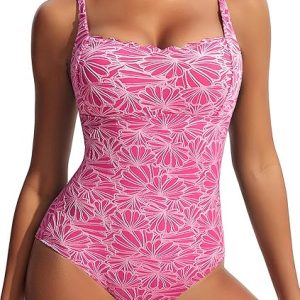 Hanna Nikole Womens One Piece Swimsuit Tummy Control, Womens Swimsuits 2026, Modest Bathing Suit for Women