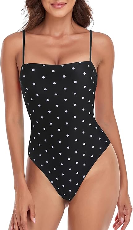 RELLECIGA Women's Bandeau One Piece Swimsuits RELLECIGA Women's Bandeau One Piece Swimsuits