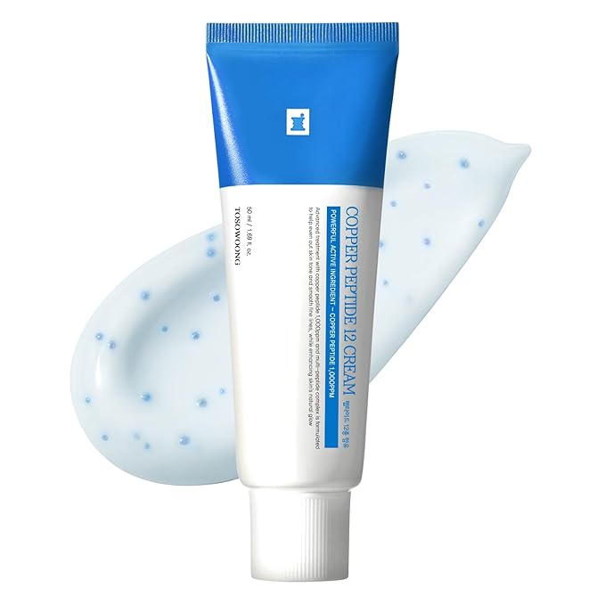 TOSOWOONG Copper Peptide 12 Cream, 99% Purity of Copper Tripeptide-1, GHK-Cu, 12 Multi-Peptide Powerful Anti Aging Formula for Fine Lines, Firming, Skin Elasticity, Korean Skincare TOSOWOONG Copper Peptide 12 Cream, 99% Purity of Copper Tripeptide-1, GHK-Cu, 12 Multi-Peptide Powerful Anti Aging Formula for Fine Lines, Firming, Skin Elasticity, Korean Skincare