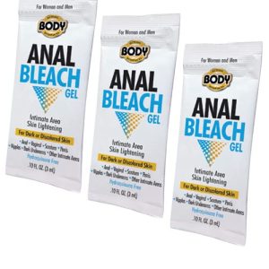 Adiva Intimates 3pk Body Action Anal Bleaching Gel for intimate body action vaginal, anal bleach (.30fl oz)