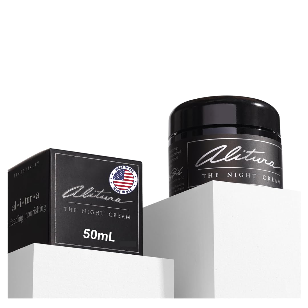 Alitura Hyaluronic Acid Anti-Aging Night Cream – Hydrating Face Moisturizer with 10% Hyaluronic Acid & Superfoods – Wrinkle Cream for Women & Men Alitura Hyaluronic Acid Anti-Aging Night Cream – Hydrating Face Moisturizer with 10% Hyaluronic Acid & Superfoods – Wrinkle Cream for Women & Men