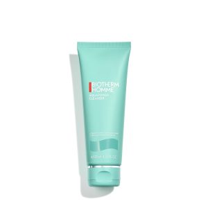 Biotherm Homme Aquapower Cleanser for Oily and Dry Skin with Oligo Elements, Delivers a Clean, Fresh, and Hydrated Complexion, Suitable for Shaving Prep, Tube