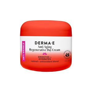 Derma E Anti-Aging Regenerative Day Cream – Astaxanthin Moisturizer for Face – Lightweight Firming Anti-Wrinkle Cream with Lavender, Jojoba Oil and Vitamin E