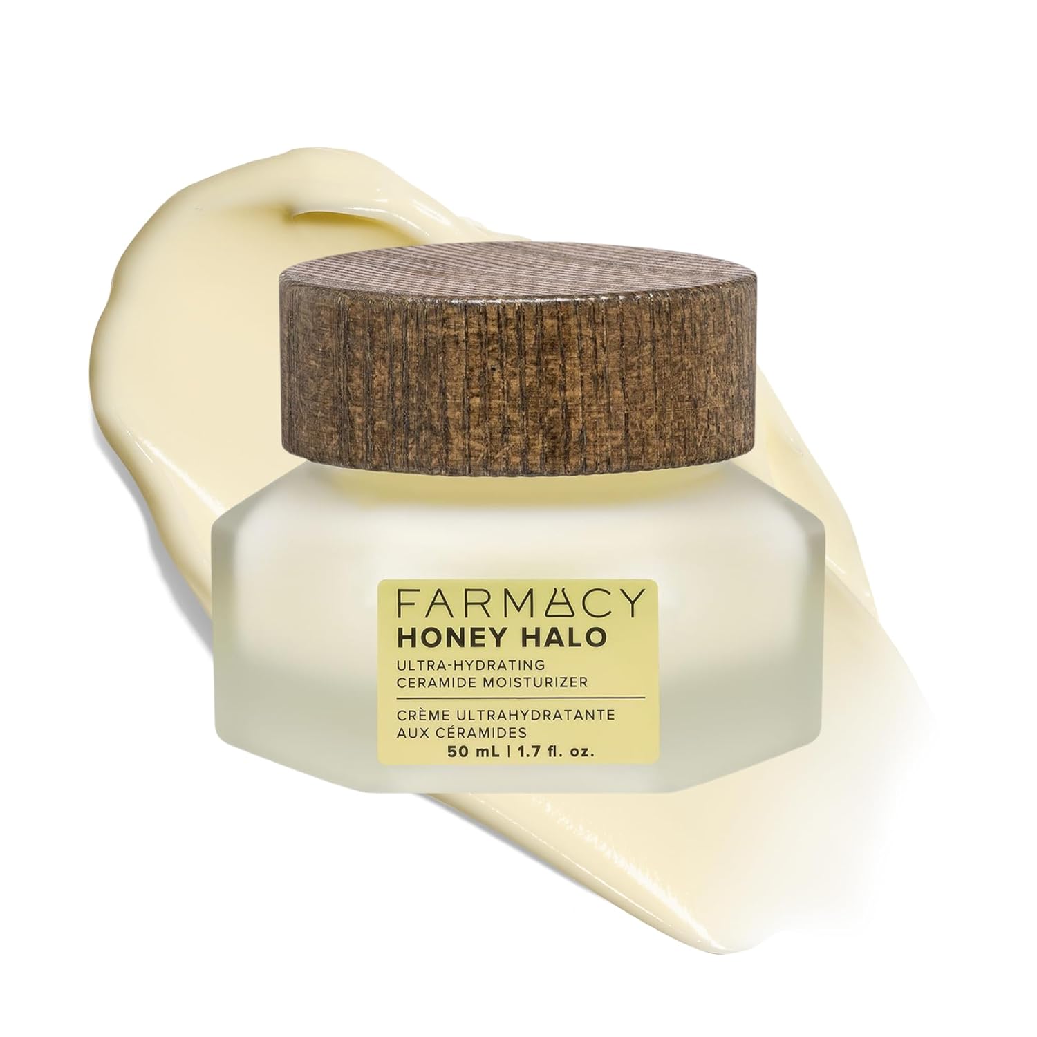 Farmacy Ceramide Face Moisturizer - Honey Halo Ultra Hydrating Facial Moisturizer with Buckwheat Honey + Ceramides Farmacy Ceramide Face Moisturizer - Honey Halo Ultra Hydrating Facial Moisturizer with Buckwheat Honey + Ceramides